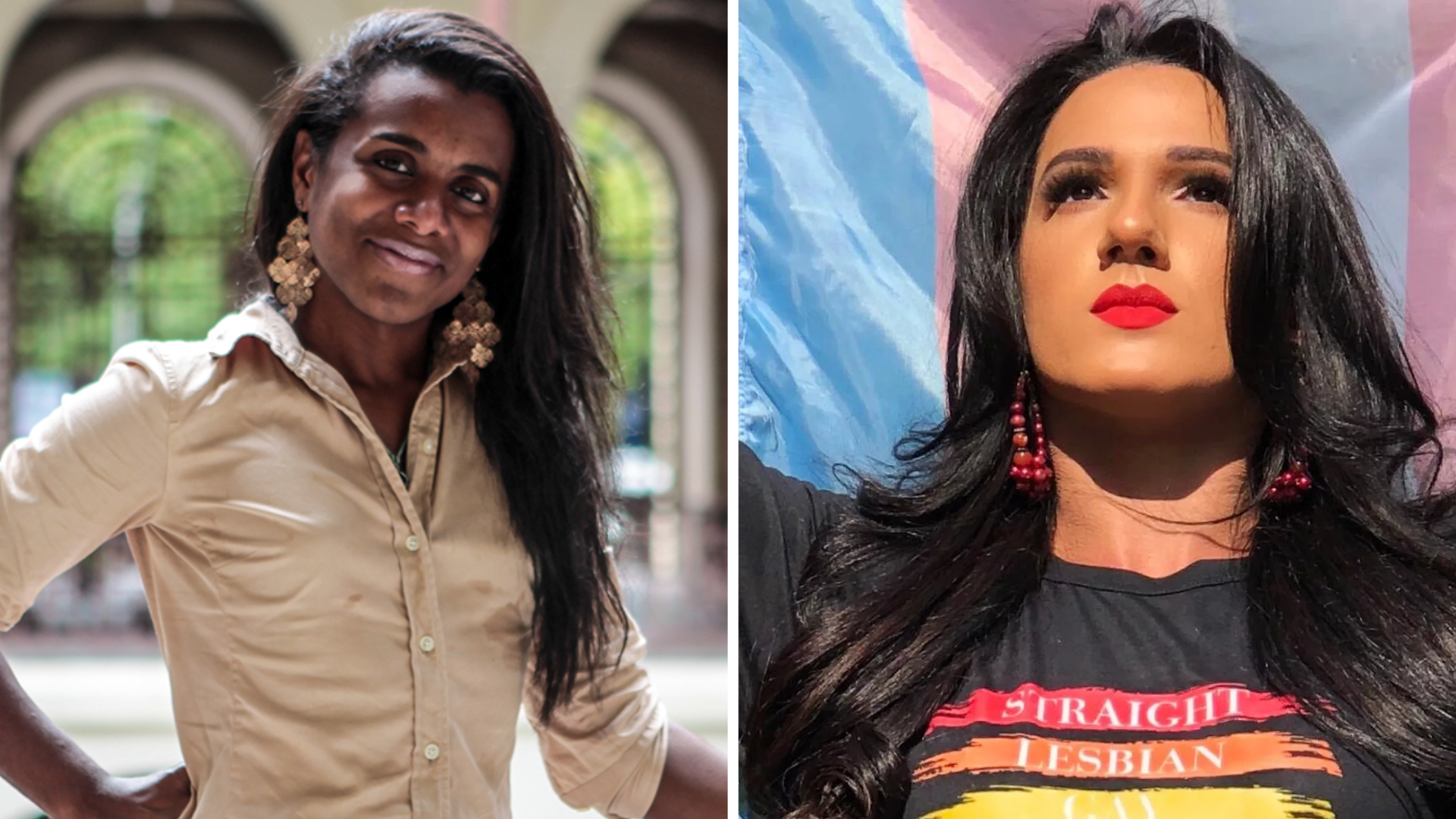 Robeyoncé (PSOL-PE) e Thabatta (PSB-RN) concorriam a vagas na Câmara. Fotos: Divulgação