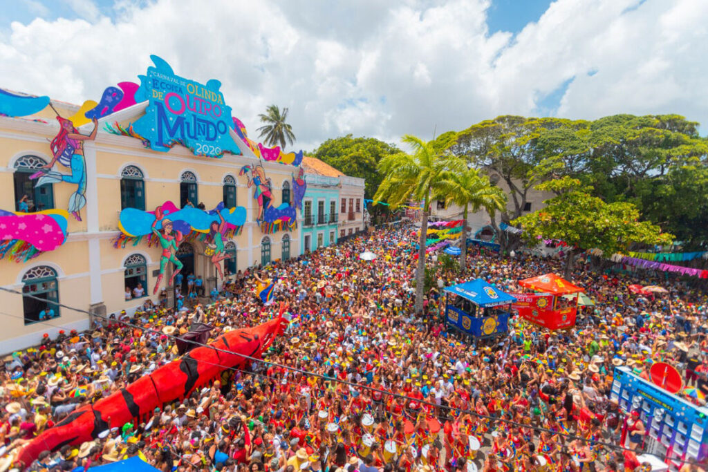 carnaval de Olinda, em frente à prefeitura da cidade.