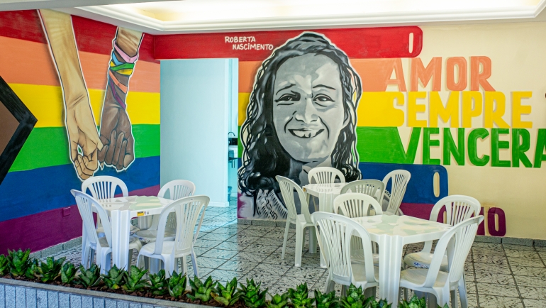 No Recife, Casa de Acolhimento Roberta Nascimento tem capacidade para receber 20 pessoas. Foto: Iggor Gomes/PCR