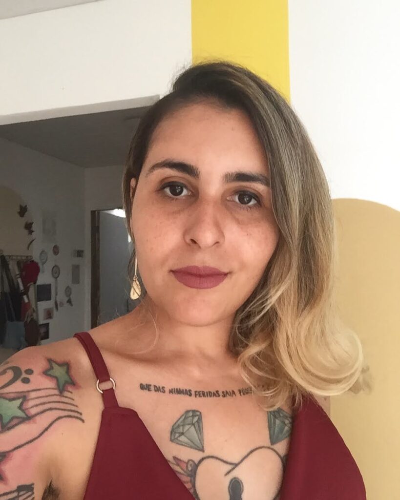 A jornalista e ativista intersexo Céu Ramos, 32. Foto: Acervo pessoal