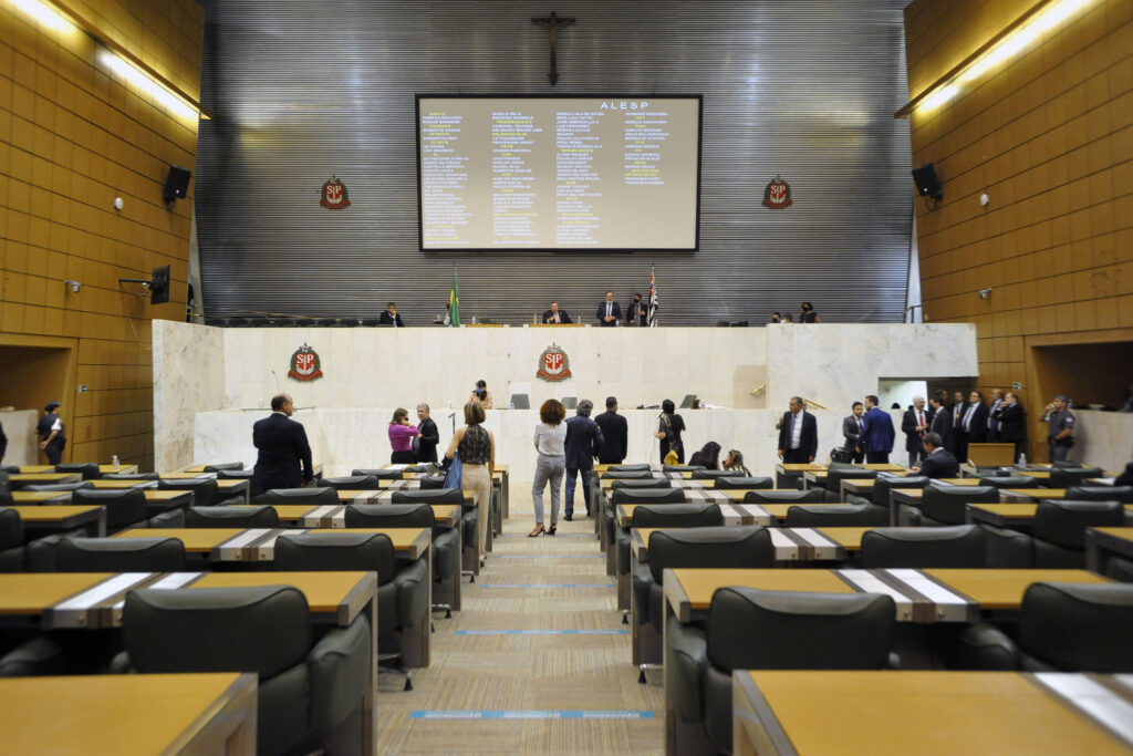 Plenário da Assembleia Legislativa de São Paulo. Foto: Alesp