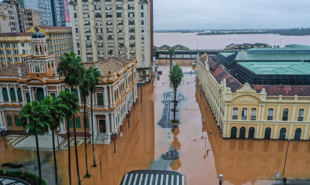 Enchentes em Porto Alrgre e outras cidades do RS. Foto: Gilvan Rocha/Agência Brasil