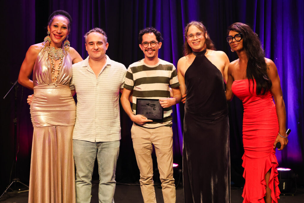 Entrega do prêmio ocorreu na SP Escola de Teatro, em São Paulo. Foto Clara Silva/SP Escola de Teatro