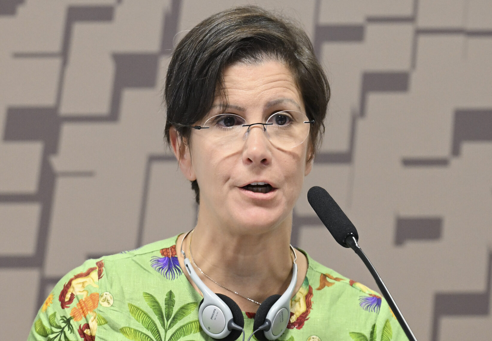 Relatora especial da ONU sobre violência contra mulheres e meninas, Reem Alsalem. Foto: Edilson Rodrigues/Agência Senado