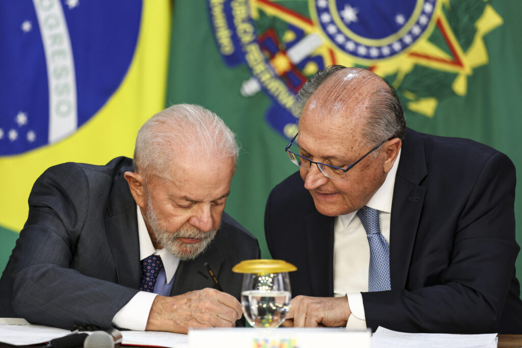 Lula e Geraldo Alckmin, candidatos à reeleição. Foto: Camargo/Agência Brasil